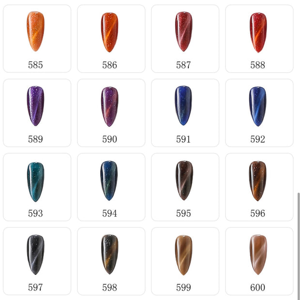 PROtechs Gel Polish CatsEye Collection #521-600