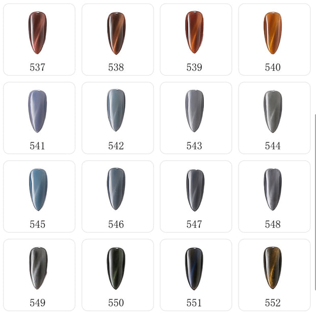 PROtechs Gel Polish CatsEye Collection #521-600