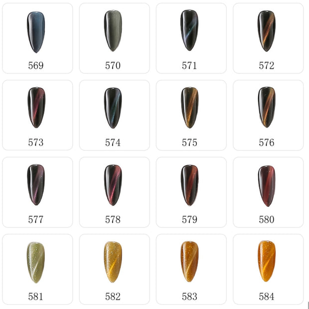 PROtechs Gel Polish CatsEye Collection #521-600