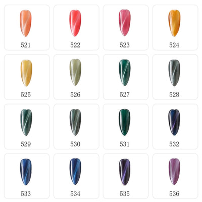 PROtechs Gel Polish CatsEye Collection #521-600